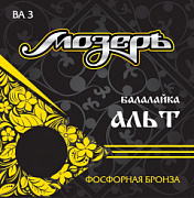 Мозеръ BA 3 Струны балал.альт, Фосфорная бронза, по шелк.нити