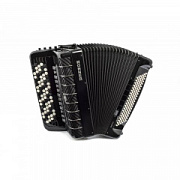 HOHNER MATTIA IV 120 B-stepped (A3691) BK gun black