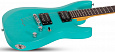 SCHECTER C-6 DELUXE SATIN AQUA