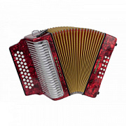 HOHNER Corona II Classic GCF, red (A5523S)