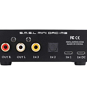 SMSLM3 black усилитель для наушников и ЦАП CS4398 , до 24бит/192кГц, выходная мощность 108 мВт при 32 Ом, 85 мВт при 64 Ом, 49 м