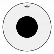 REMO CS-1322-10- CONTROLLED SOUND 22` CLEAR BLACK DOT BASS