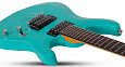 SCHECTER C-6 DELUXE SATIN AQUA