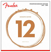 FENDER STRINGS NEW ACOUSTIC 60L PHOSPHOR BRONZE BALL 12-53