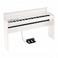 KORG LP-180-WH, со стойкой, тройной педалью, адаптером
