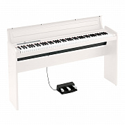KORG LP-180-WH, со стойкой, тройной педалью, адаптером