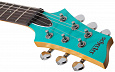 SCHECTER C-6 DELUXE SATIN AQUA