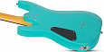 SCHECTER C-6 DELUXE SATIN AQUA